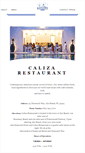 Mobile Screenshot of calizarestaurant.com